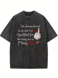I'm Not Like Being Nice to Fking Idiots Washed T-shirt