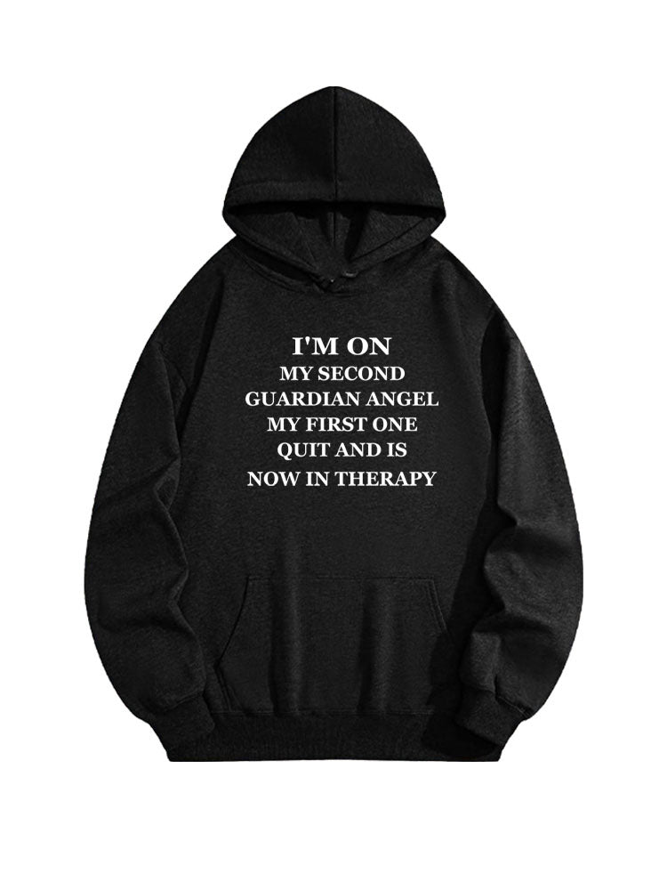 I'm On My Second Guardian Angel Hoodie