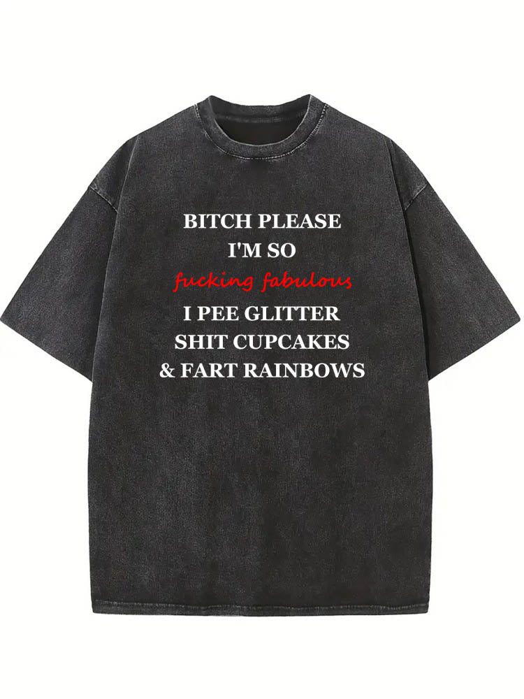I’m So Fucking Fabulous Christmas Season Vibe Washed T-shirt