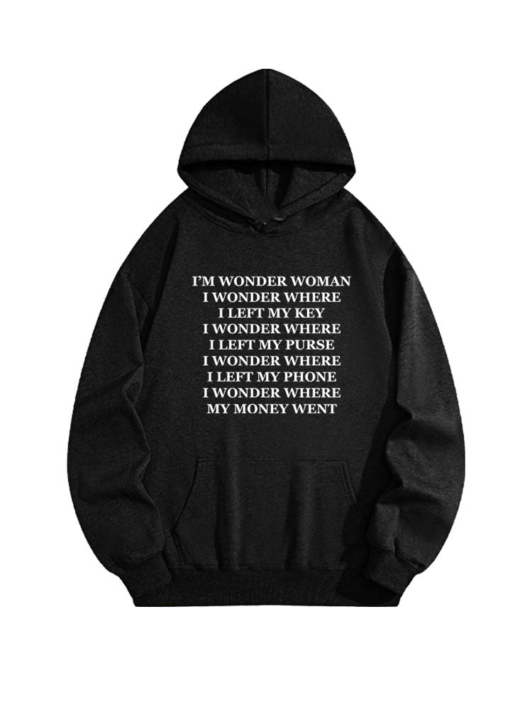 I'm Wonder Woman Christmas Season Vibe Hoodie