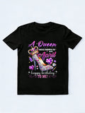 In April Womens Happy Birthday To Me Birthday Gift T-shirt