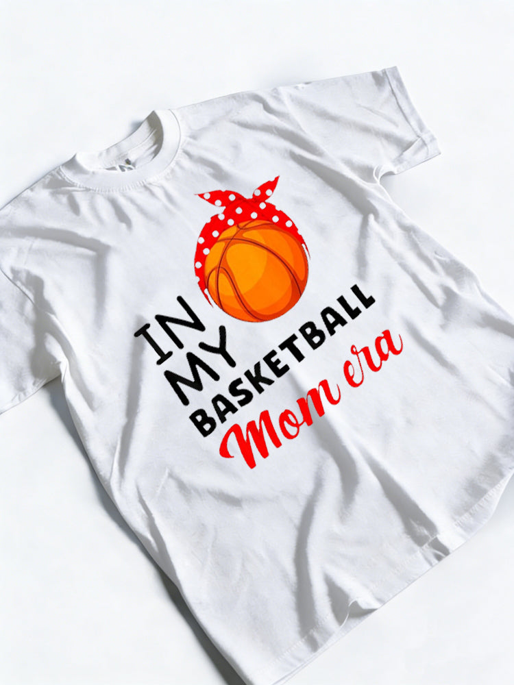 In My Basketball Mom Era Mother's Day Gift T-Shirt