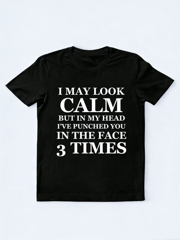In My Head You Are Punched In Face 3 Times T-shirt