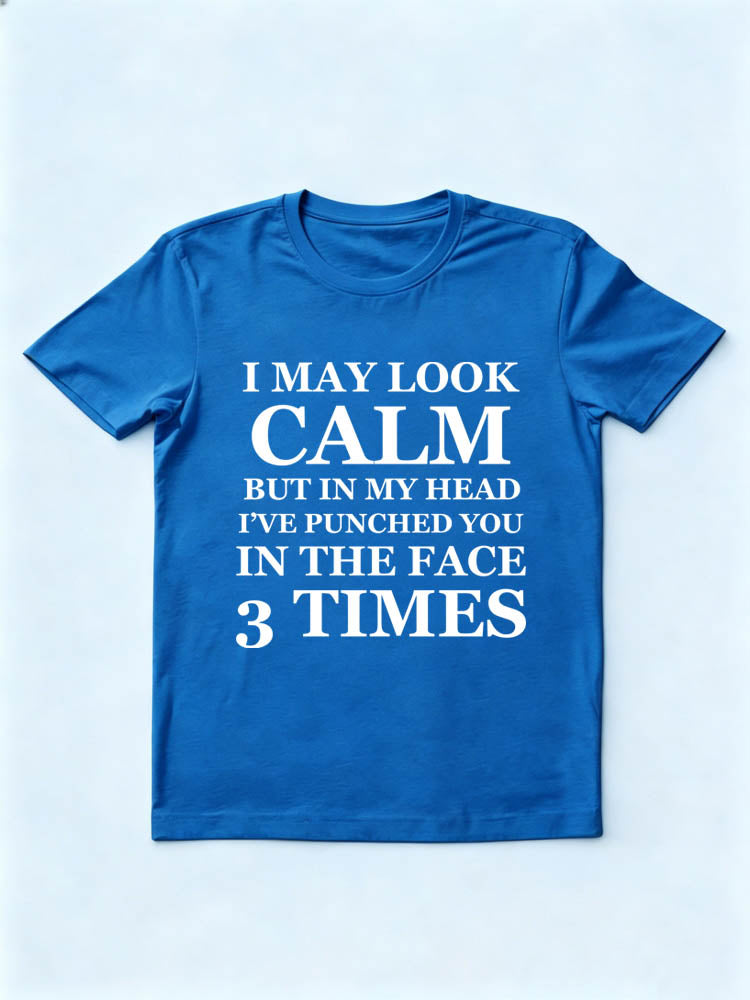In My Head You Are Punched In Face 3 Times T-shirt
