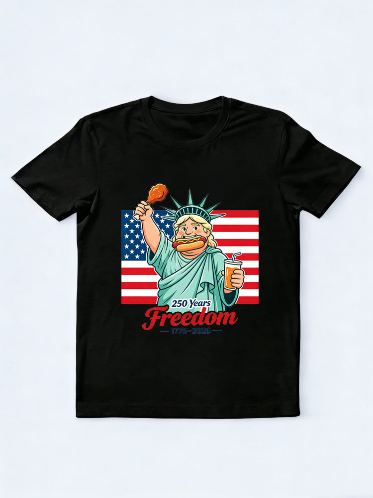 Independence Day 250 Years Freedom 1776~2026 Gift T-Shirt