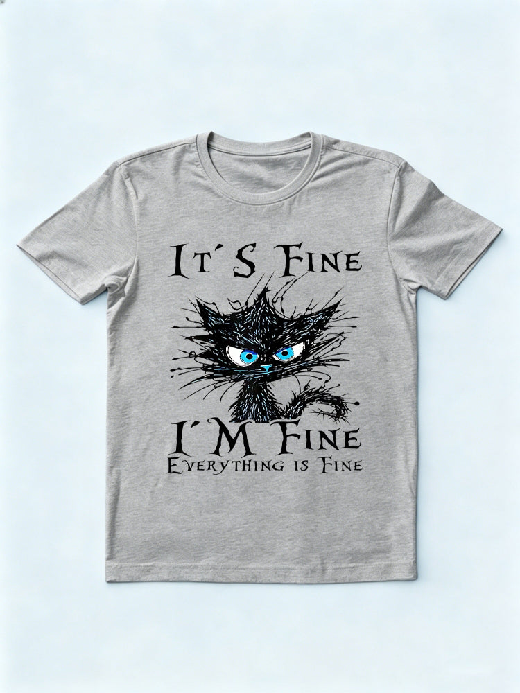 It′s Fine Im Fine Everything Is Fine Back To School T-shirt
