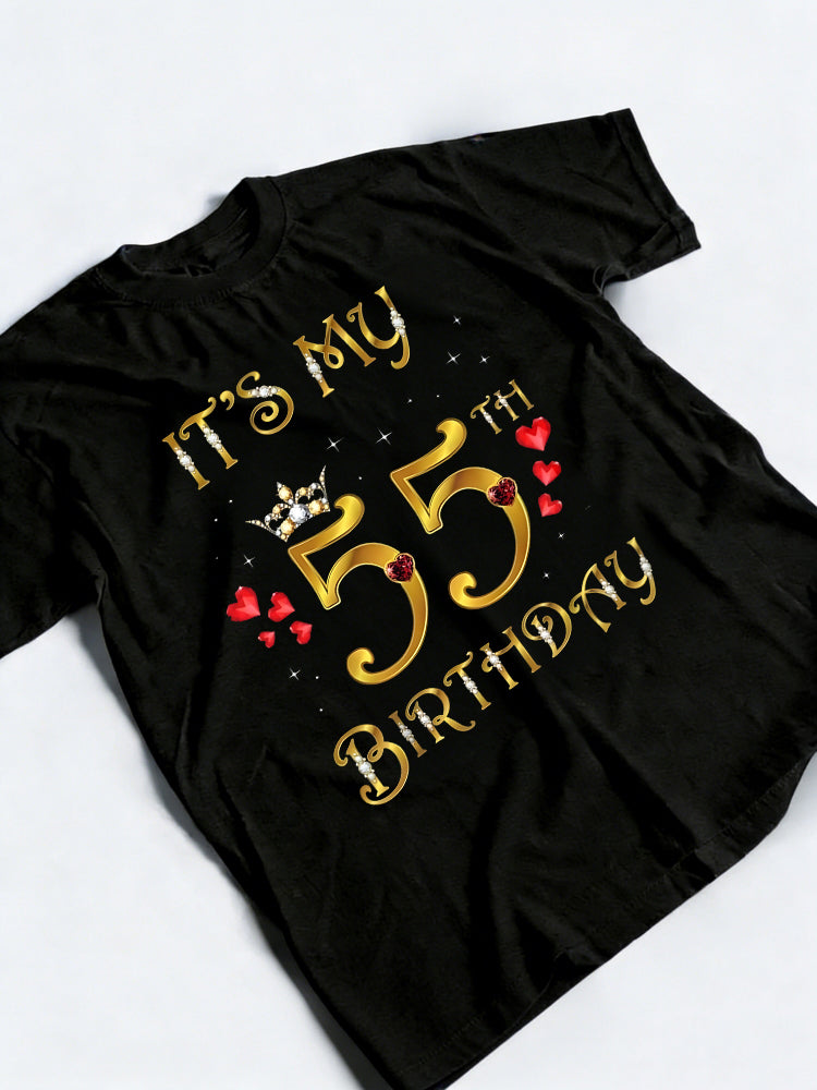 It's My 55th Birthday. Gift T-shirt