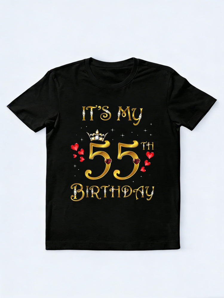 It's My 55th Birthday. Gift T-shirt