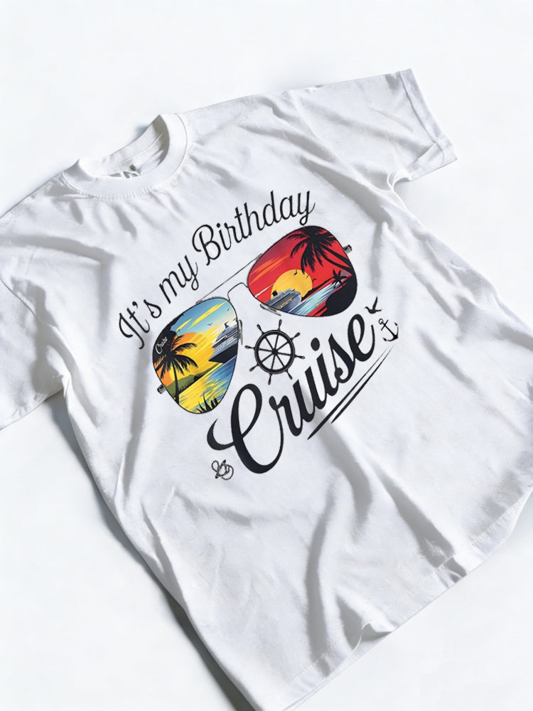 It's My Birthday Cruise Ship Birthday Gift T-Shirt