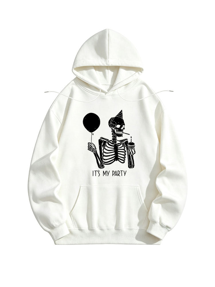 It‘s My Party Halloween Birthday Spooky Season Vibe Hoodie