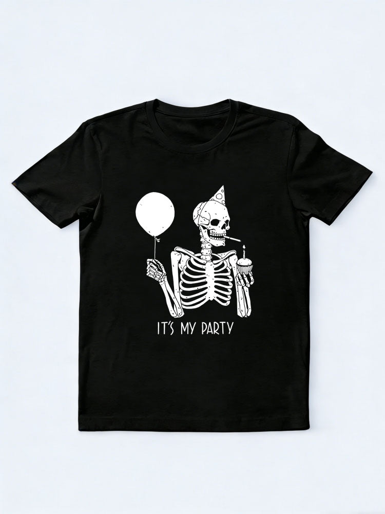It‘s My Party Halloween Birthday Spooky Season Vibe T-shirt