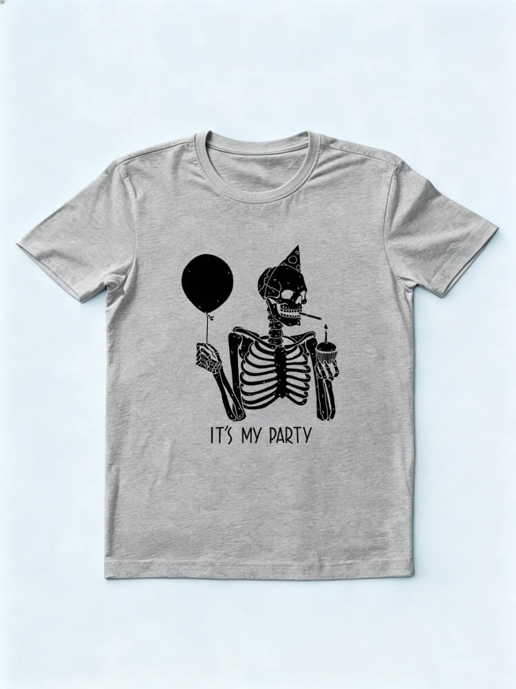 It‘s My Party Halloween Birthday Spooky Season Vibe T-shirt