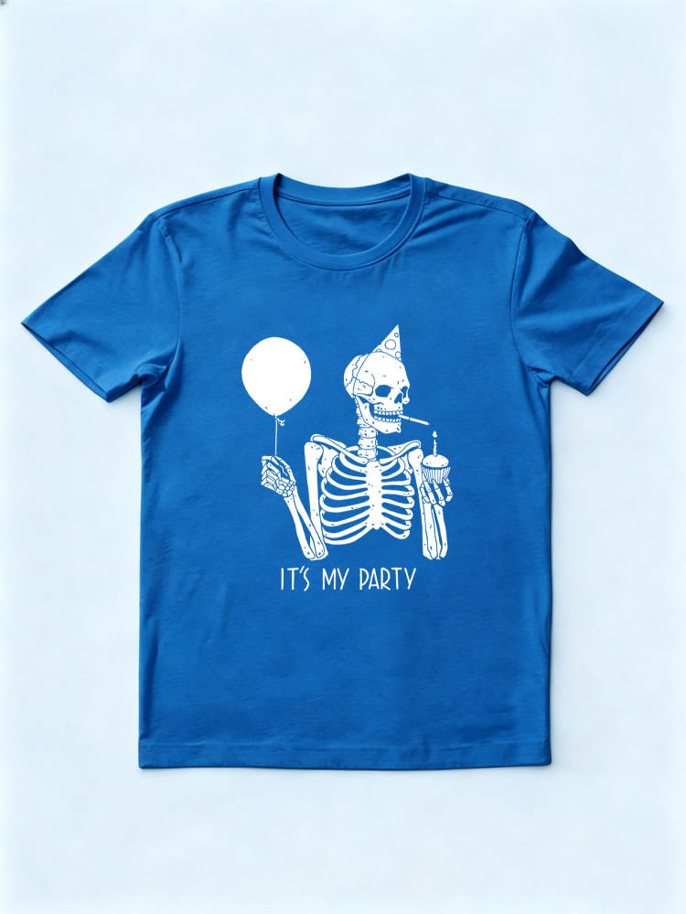 It‘s My Party Halloween Birthday Spooky Season Vibe T-shirt
