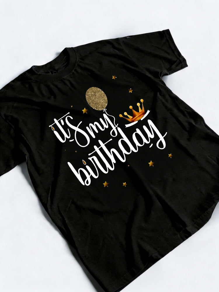 Its My Birthday Crown Birthday Gift T-shirt