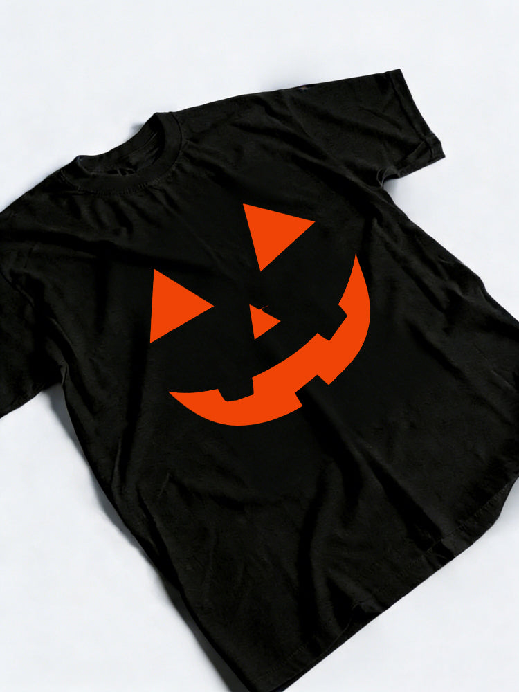 Jack O Pumpkin Face Easy Halloween Costume Halloween Gift T-Shirt