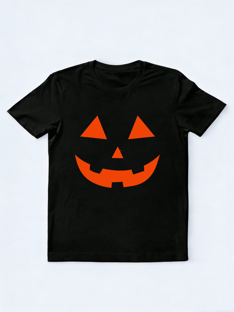 Jack O Pumpkin Face Easy Halloween Costume Halloween Gift T-Shirt