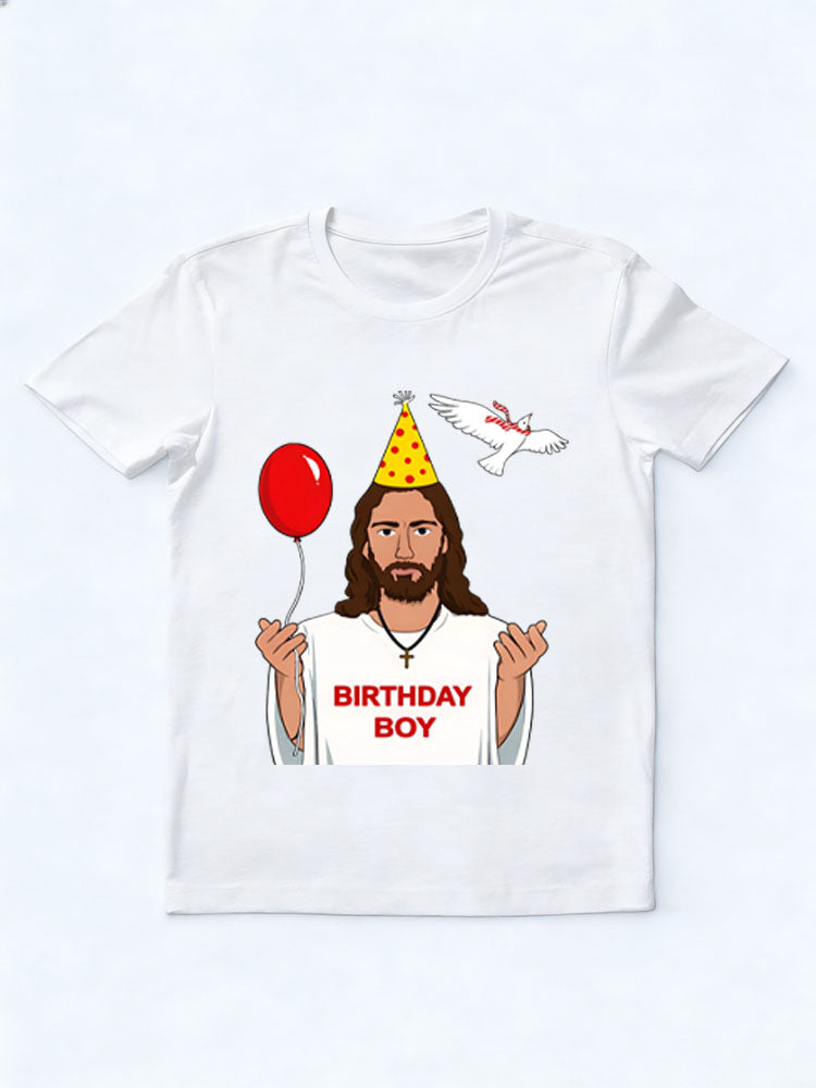 Jesus Birthday Shirt Christian Christmas Birthday Boy T-shirt