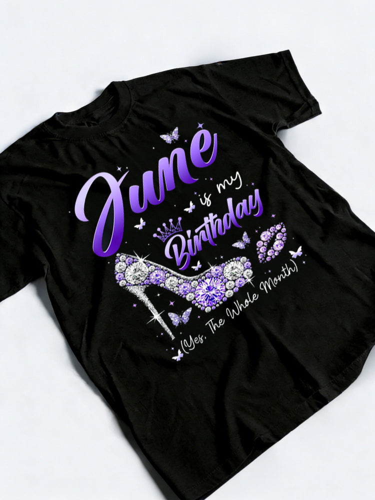 June Is My Birthday Gift T-shirt