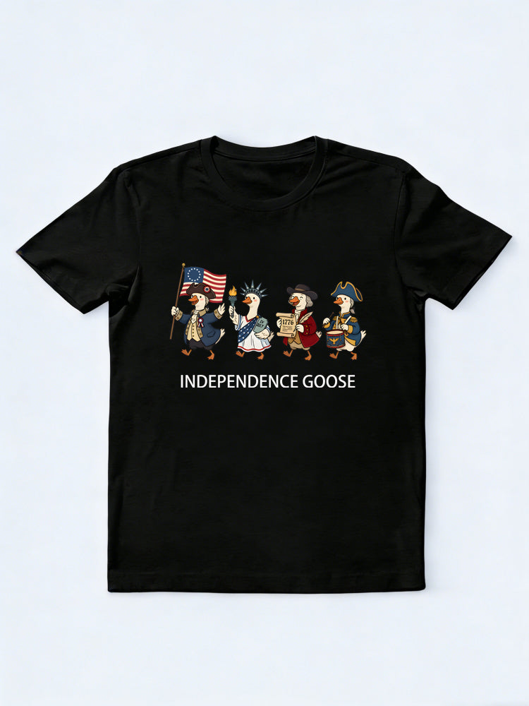 Just An Independent Goose American Patriotic 4th of July Shirt