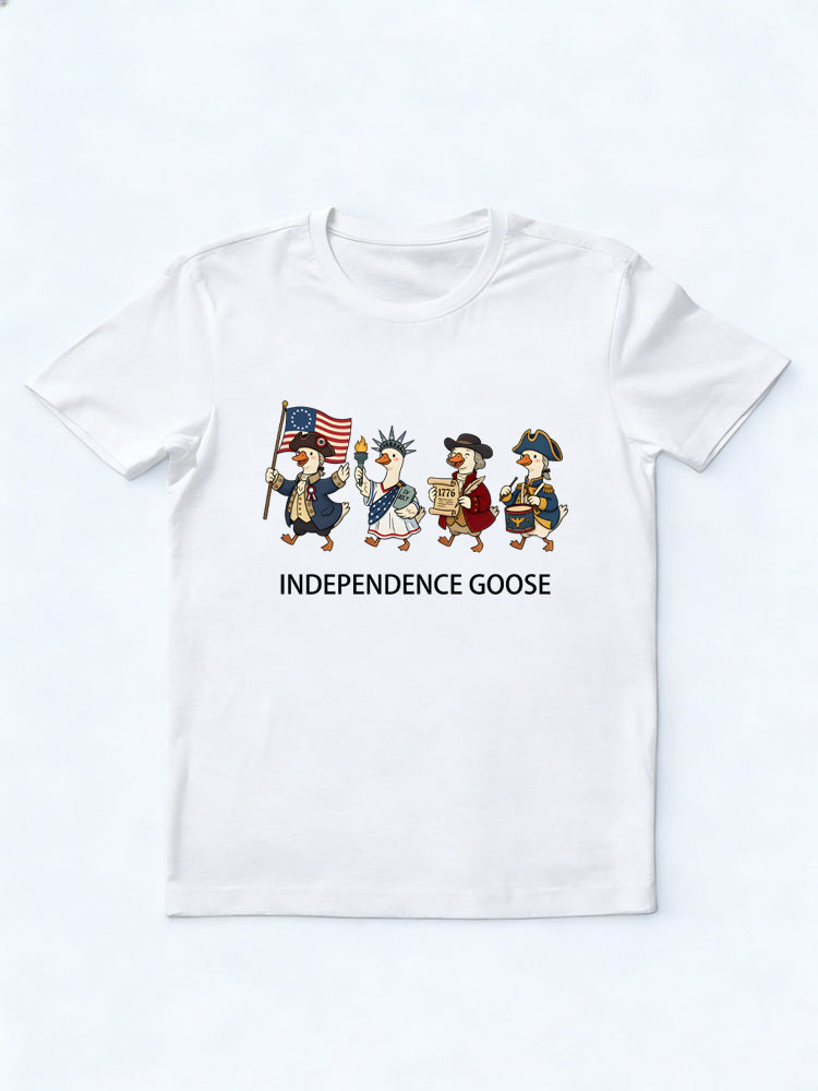 Just An Independent Goose American Patriotic 4th of July Shirt