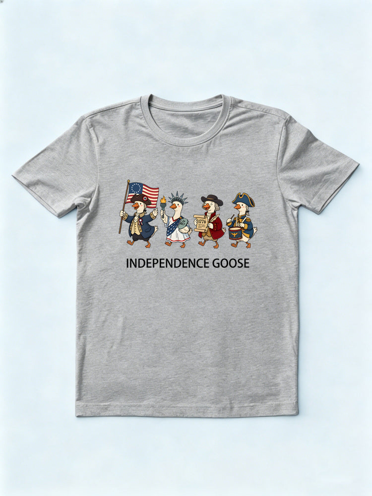 Just An Independent Goose American Patriotic 4th of July Shirt