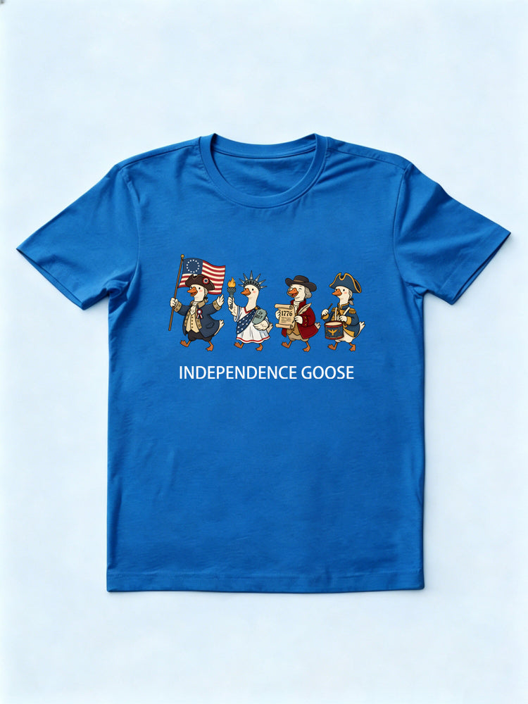 Just An Independent Goose American Patriotic 4th of July Shirt