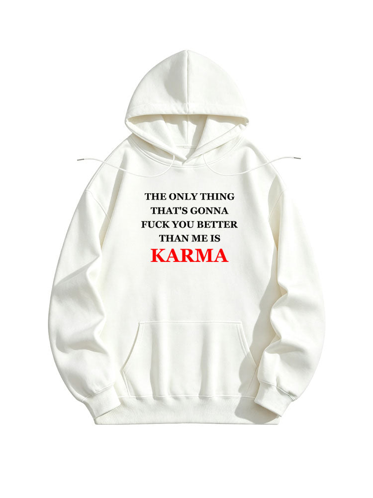 Karma Fucks You Better Christmas Season Vibe Hoodie