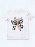 Kindergarten Coquette Pencil Bow Back to School Gift T-shirt