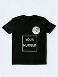 Leave Note/ Message: Team/ Country Flag And Number for Personerlized Design Fans of Soccer Gift T-shirt