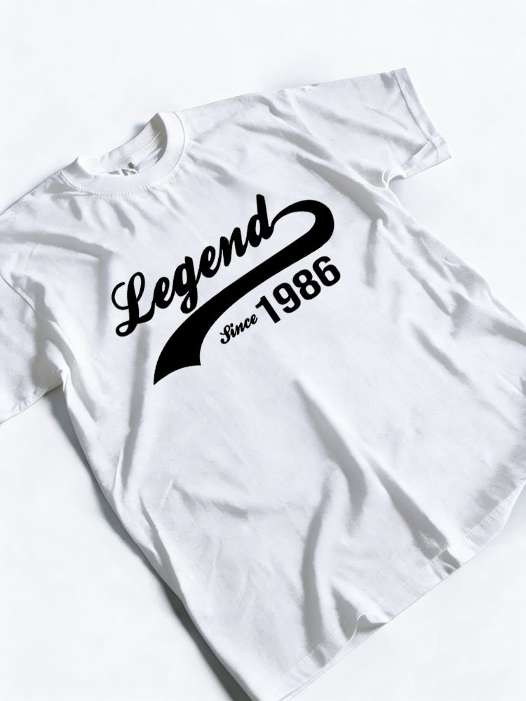 Legend Since 1986 Birthday Gift T-Shirt