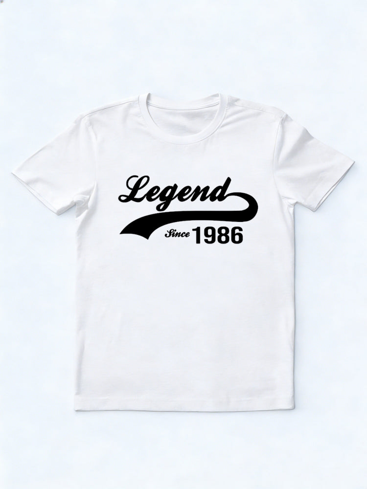 Legend Since 1986 Birthday Gift T-Shirt