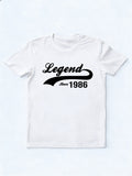 Legend Since 1986 Birthday Gift T-Shirt