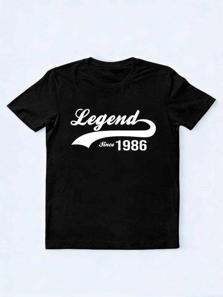 Legend Since 1986 Birthday Gift T-Shirt