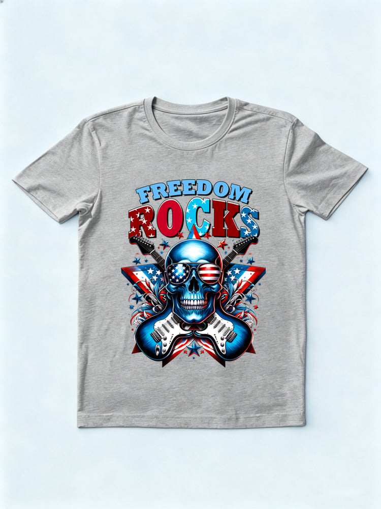 Let Freedom Rock 4th of July Gift T-shirt