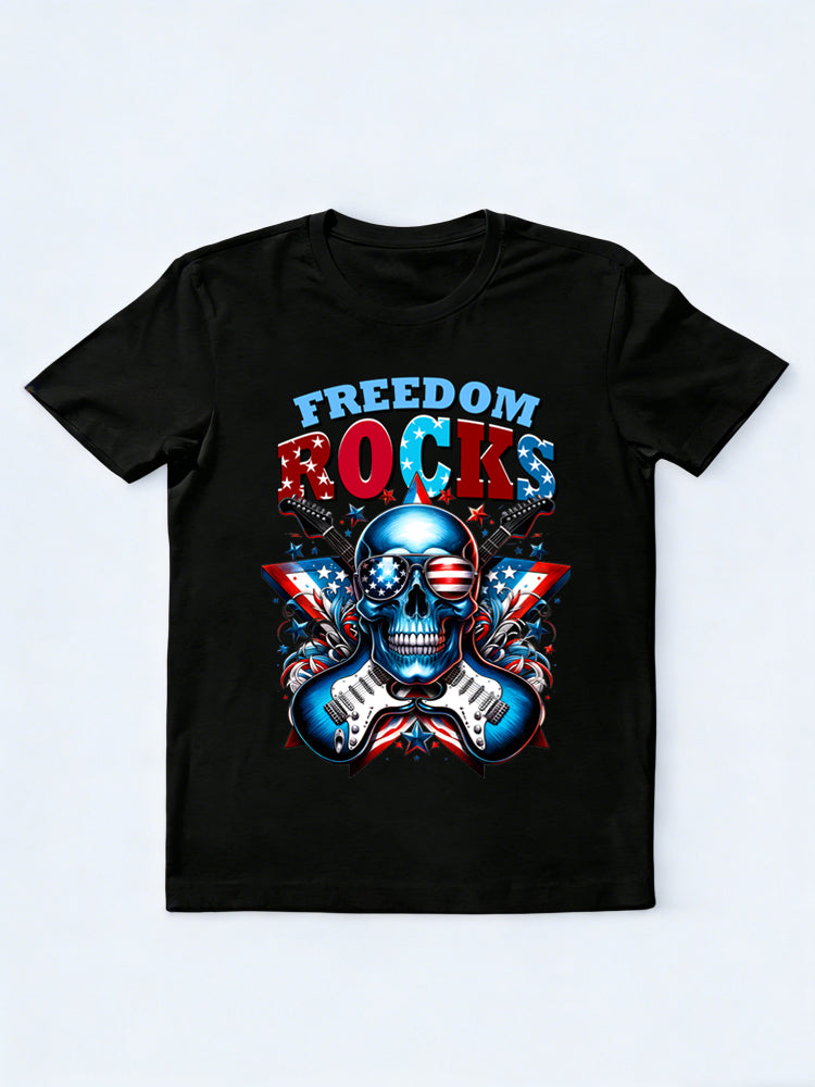 Let Freedom Rock 4th of July Gift T-shirt