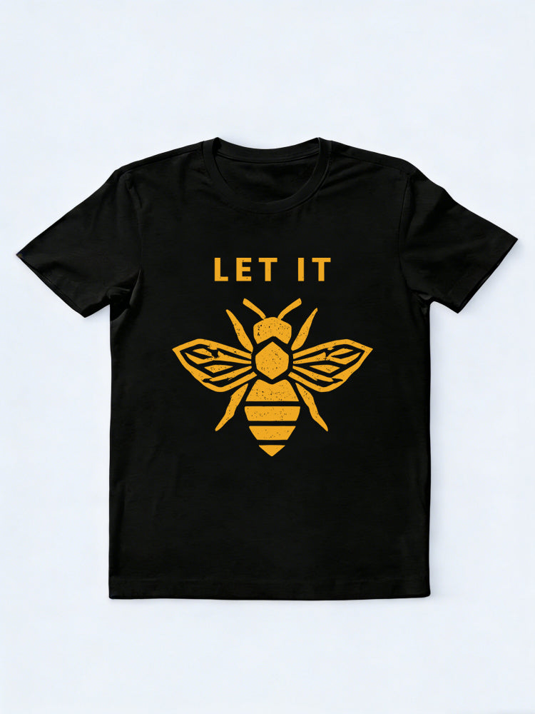 Let It Bee Insect Music Lover Family& Friend Birthday Gift T-shirt