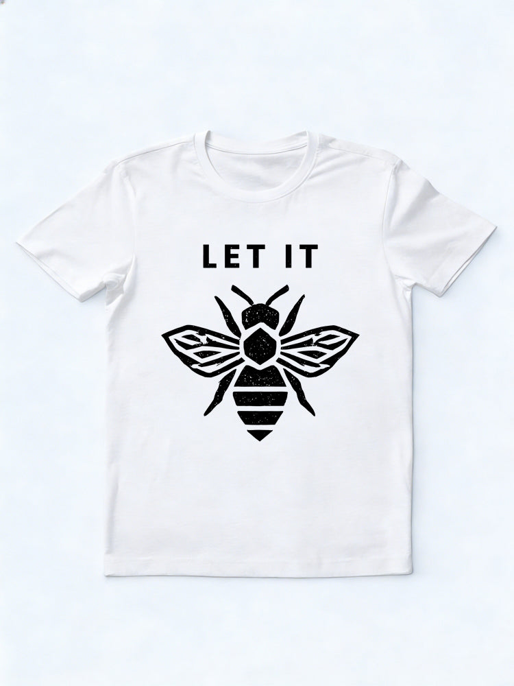 Let It Bee Insect Music Lover Family& Friend Birthday Gift T-shirt