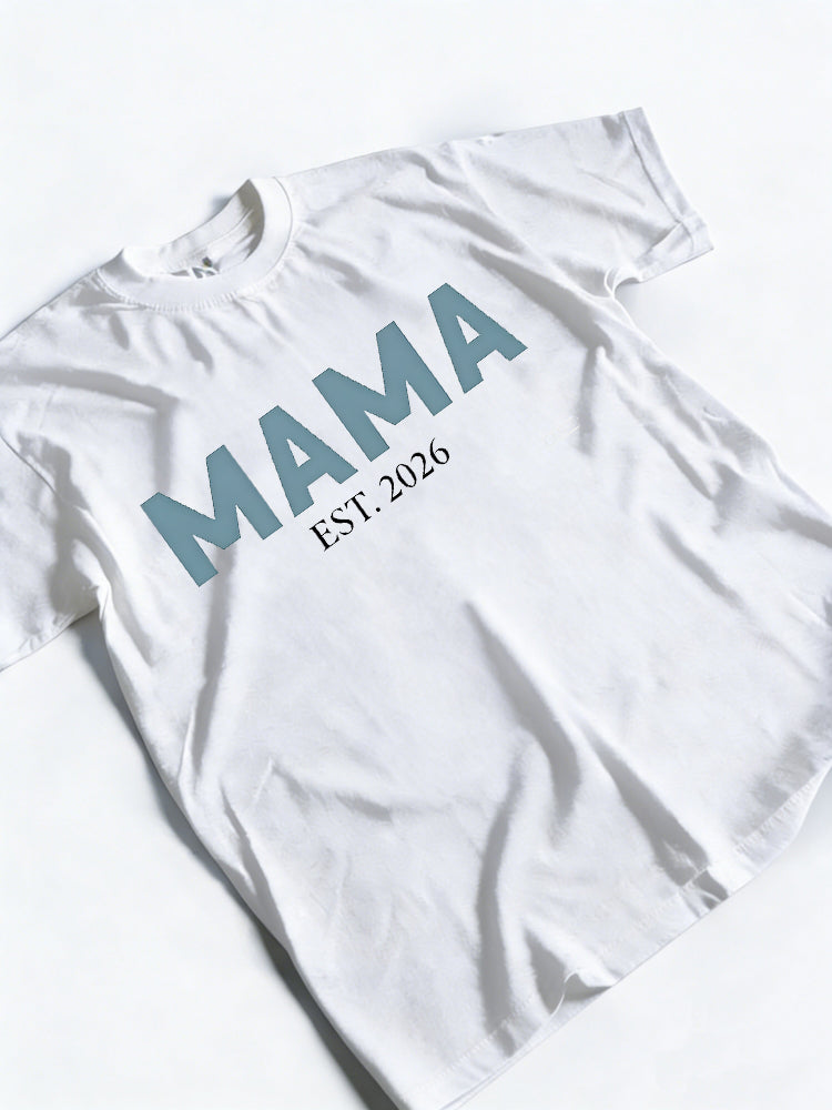 MAMA EST. 2026 Mother's Day Gift T-shirt