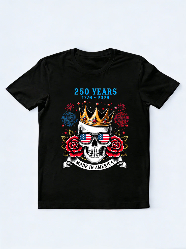 Made In America 1776~2026 250 Years 4th of July T-shirt