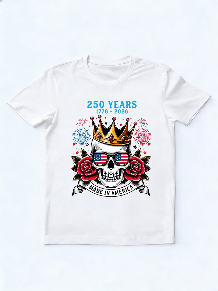 Made In America 1776~2026 250 Years 4th of July T-shirt