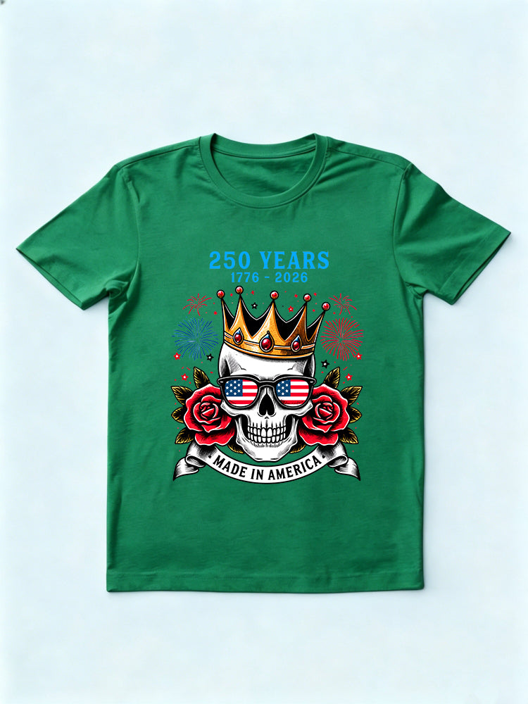 Made In America 1776~2026 250 Years 4th of July T-shirt