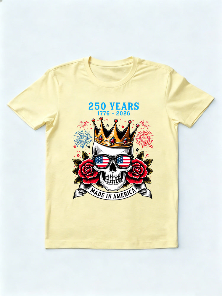 Made In America 1776~2026 250 Years 4th of July T-shirt