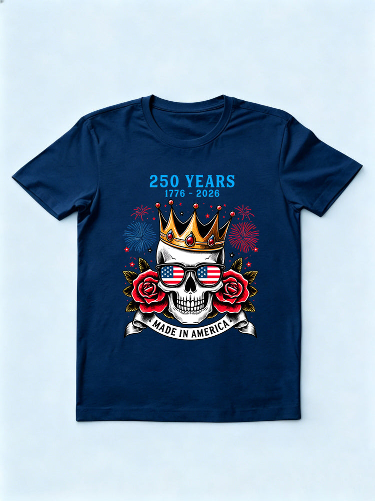 Made In America 1776~2026 250 Years 4th of July T-shirt