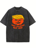 Make Halloween Great Again Spooky Season Vibe Washed T-shirt