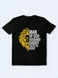 Man Of God Daddy Hero Gift T-shirt