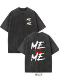 Me VS Me Christ/ Prayer Gift Washed T-shirt
