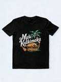 Mele Kalikimaka Merry Holiday Fun Hawaiian Island Christmas Gift T-shirt