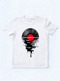 Melting Vinyl Music Lover Family& Friend Birthday Gift T-shirt