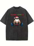 Merry Gymas Workout Vibe Washed T-shirt
