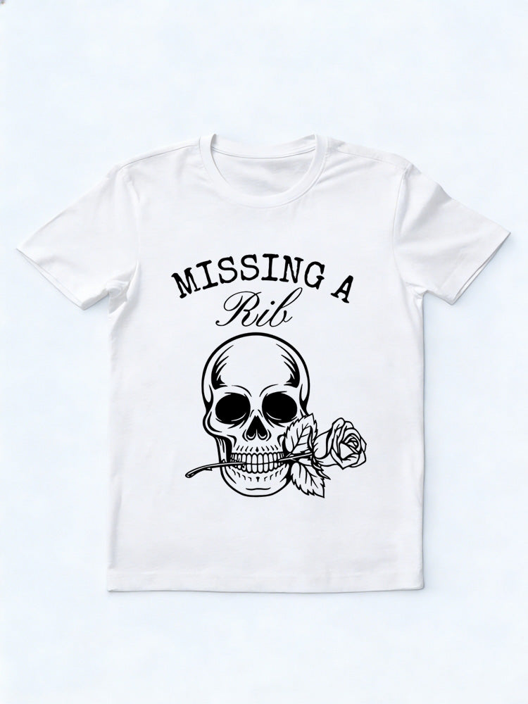 Missing A Rib His Rib Couple Wedding Anniversary Gift T-shirt